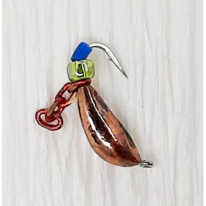 Мормишка вольфр. Start Fishing Ризький банан гач.№16 Cu ланцюжок 2,5 мм 0,5 г 025-025-1