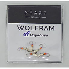 Мормишка вольфр. Start Fishing Мураха з отвором гач.№ 20 Silver 2,5 мм 0,2 г 031-025-1