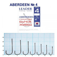 Гачок Leader Aberdeen BN  №  4 (6 hooks)