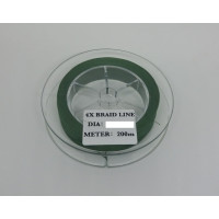 Шнур BRAID LINE X4 green 22,8 кг 200 м 0,26 мм