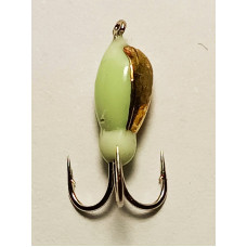 Мормишка вольфр. Start Fishing Чортик з вушком гач.№16 Gold світлонакопичувач 3 мм 0,6 г 091-030