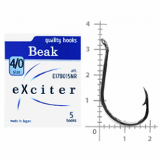 Гачок eXciter model  Beak hooks    № 4/0  (5 hooks)