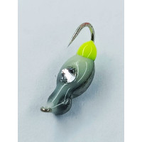 Мормишка вольфр. Start Fishing Німфа гач.№16 Black Світлонакопичувач+Swarovski 3 мм 0,6 г 044-030-10