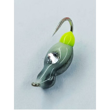 Мормишка вольфр. Start Fishing Німфа гач.№16 Black Світлонакопичувач+Swarovski 3 мм 0,6 г 044-030-10