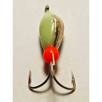 Мормишка вольфр. Start Fishing Чортик з вушком гач.№16 Silver світлонакопичувач 3 мм 0,6 г 091-030