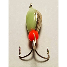 Мормишка вольфр. Start Fishing Чортик з вушком гач.№16 Silver світлонакопичувач 3 мм 0,6 г 091-030