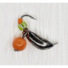 Мормишка вольфр. Start Fishing Ризький банан гач.№16 Black CAT eye 2,5 мм 0,5 г 025-025-1