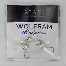 Мормишка вольфр. Start Fishing Куля з вушком гач.№14 Silver 5 мм 1,2 г 001-050-1