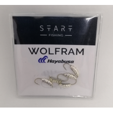 Мормишка вольфр. Start Fishing Личинка гач.№ 12 Silver h9 0,6 г 011-040-1