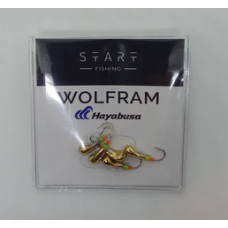 Мормишка вольфр. Start Fishing Клюшка гач.№ 14 Gold 3,8 мм 0,7 г 006-038-1