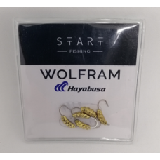 Мормишка вольфр. Start Fishing Личинка гач.№ 12 Gold h9 0,6 г 011-040-1