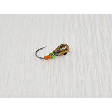 Мормишка вольфр. Start Fishing Крапля з лискою гач.№20 Gold 2,5 мм 0,2 г 028-025-1