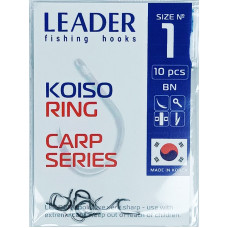 Гачок Leader KOISO RING № 1 (10 hooks)