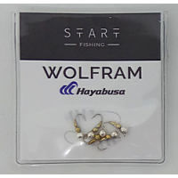 Мормишка вольфр. Start Fishing Суперпуголовок гач.№18 Silver+Gold 2,5 мм 0,3 г 053-022-1