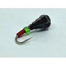 Мормишка вольфр. Start Fishing Крапля секційна кембрик бісер гач.№16 Black 3 мм 0,3 г 020-030-1