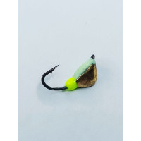 Мормишка вольфр. Start Fishing Дрейсена з вушк. гач №18 Gold світлонакопич. 1,8 мм 0,9 г 043-018-1-0