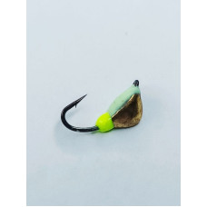 Мормишка вольфр. Start Fishing Дрейсена з вушк. гач №18 Gold світлонакопич. 1,8 мм 0,9 г 043-018-1-0