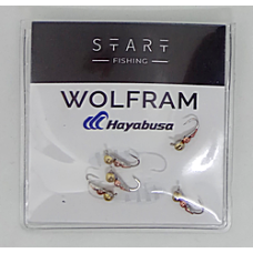 Мормишка вольфр. Start Fishing Суперпуголовок гач.№18 Gold+Cu 2,5 мм 0,3 г 053-022-1