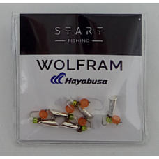 Мормишка вольфр. Start Fishing Конус гач.№16 Silver CAT eye 3 мм 0,6 г 038-030-1