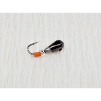Мормишка вольфр. Start Fishing Крапля з лискою гач.№20 Black 2,5 мм 0,2 г 028-025-1