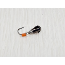 Мормишка вольфр. Start Fishing Крапля з лискою гач.№20 Black 2,5 мм 0,2 г 028-025-1