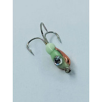 Мормишка вольфр. Start Fishing Чортик Світлонакопич+Swarovski гач.№20 Cu 2,5 мм 0,2 г 091-025-10