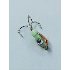 Мормишка вольфр. Start Fishing Чортик Світлонакопич+Swarovski гач.№20 Cu 2,5 мм 0,2 г 091-025-10
