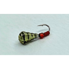 Мормишка вольфр. Start Fishing Крапля секційна кембрик бісер гач.№16 Gold 3 мм 0,3 г 020-030-1