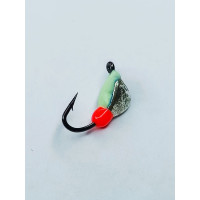 Мормишка вольфр. Start Fishing Дрейсена з вушк. гач №18 Silver світлонакопич. 1,8 мм 0,9 г 043-018-1