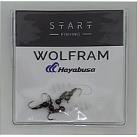 Мормишка вольфр. Start Fishing Суперпуголовок гач.№18 Black 2,5 мм 0,3 г 053-022-1
