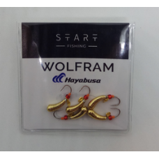 Мормишка вольфр. Start Fishing Уралка гач.№14 Gold з ланцюжком 4 мм 1 г 007-040-1