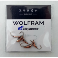Мормишка вольфр. Start Fishing Банан із насічками гач.№16 Cu 3 мм 0,4 г 024-030-1