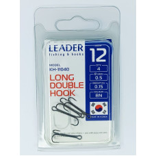 Двійник Leader LONG DOUBLE №12 (4 hooks)