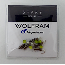 Мормишка вольфр. Start Fishing Конус гач.№16 Black CAT eye 3 мм 0,6 г 038-030-1