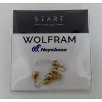 Мормишка вольфр. Start Fishing Крапля з отвором гач.№ 20 Gold 2,5 мм 0,2 г 022-025-1