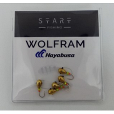 Мормишка вольфр. Start Fishing Крапля з отвором гач.№ 20 Gold 2,5 мм 0,2 г 022-025-1