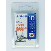 Двійник Leader LONG DOUBLE №10 (4 hooks)
