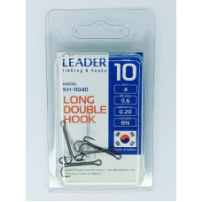 Двійник Leader LONG DOUBLE №10 (4 hooks)