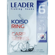 Гачок Leader KOISO RING № 6 (10 hooks)
