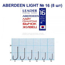 Гачок Leader Aberdeen Light  № 16 (8 hooks)