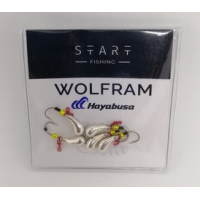 Мормишка вольфр. Start Fishing Уралка №2 гач.№14 Silver ланцюжок 4 мм 1,1 г 018-040-1