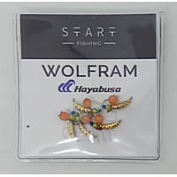 Мормишка вольфр. Start Fishing Личинка гач.№ 18 Gold CAT eye 0,2 г 011-015-1