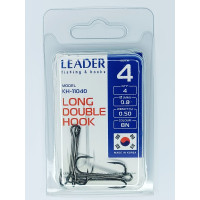 Двійник Leader LONG DOUBLE № 4 (4 hooks)