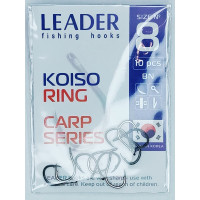 Гачок Leader KOISO RING № 8 (10 hooks)