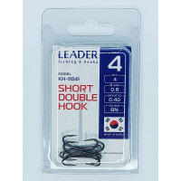 Двійник Leader SHORT DOUBLE  №4 (4 hooks)