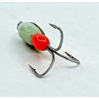 Мормишка вольфр. Start Fishing Чортик зі світлонакоп. і насічкою гач.№20 Gold 2,5 мм 0,2 г 091-025-0