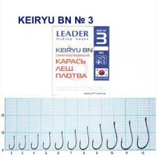 Гачок Leader Keiryu  BN  №  3 (9 hooks)