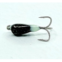 Мормишка вольфр. Start Fishing Чортик зі світлонакоп. і насічкою гач.№20 Black 2,5 мм 0,2 г 091-025-