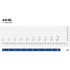 Гачок eXciter model  Aji - EL    №  3  (12 hooks)