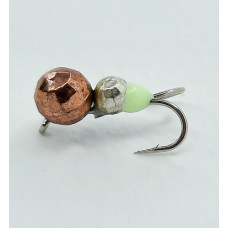 Мормишка вольфр. Start Fishing Коза-мураха гр. з вушком 2 гач.№14 Cu+Silver 4* 3 мм 0,9 г 084-043-1